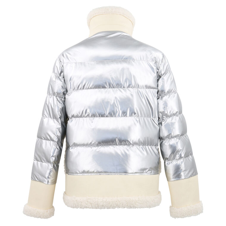 Faux Fur Moto Jacket image number null
