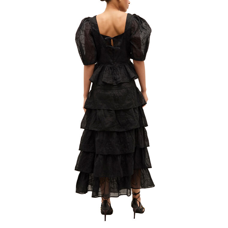 Christie Tiered Midi Skirt image number null