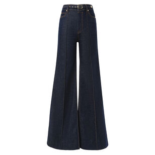 Belted Wide Leg Jean