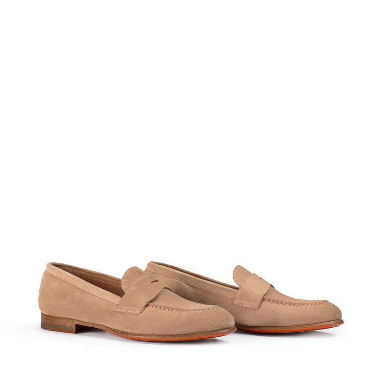 Vincia Suede Penny Loafer image number null