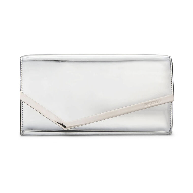 Emmie Mirror Fabric Clutch image number null