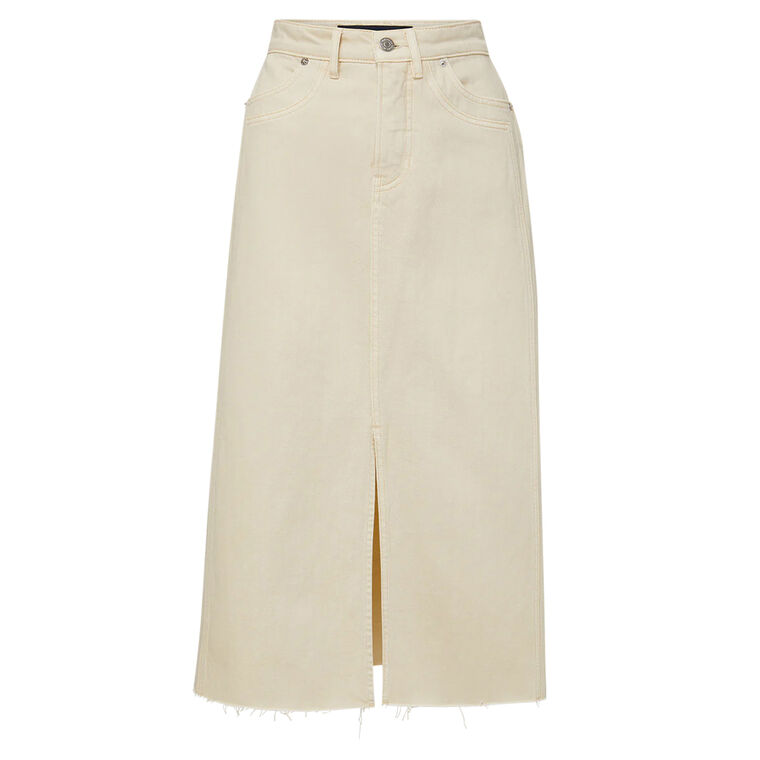 Victoria Denim Midi Skirt image number null
