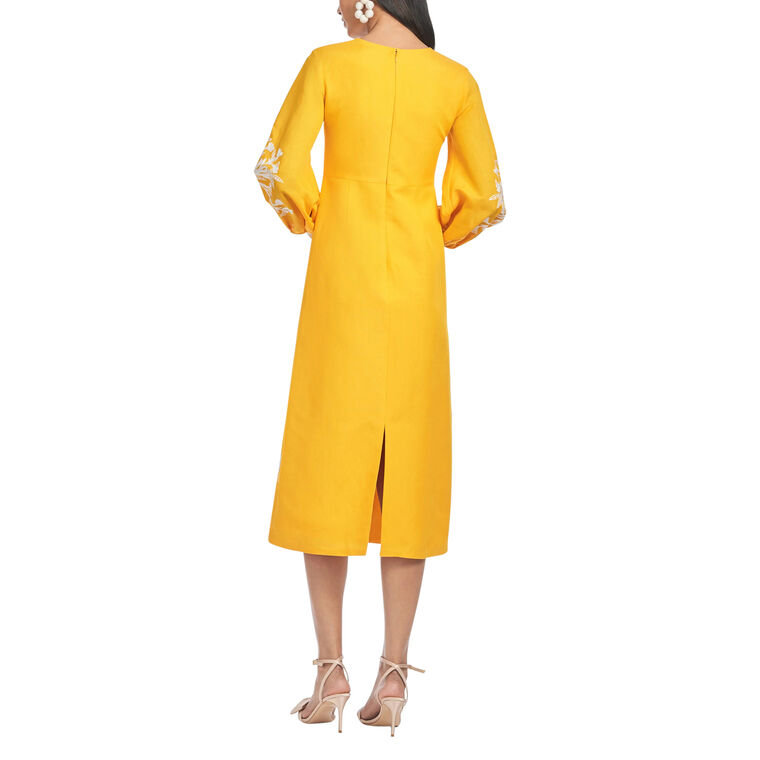 Amaira 3/4 Sleeve Midi Sheath Dress image number null