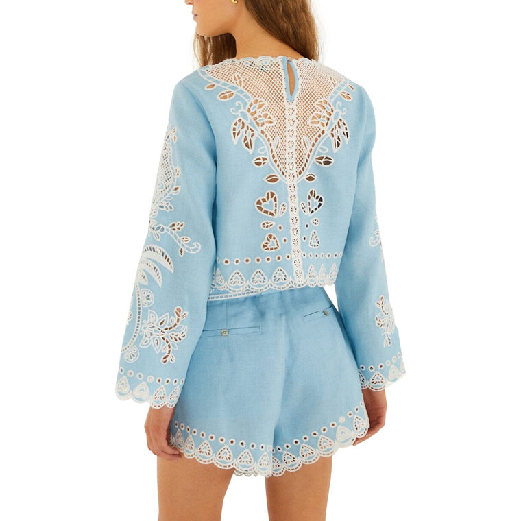 Romantic Richelieu Blouse image number null