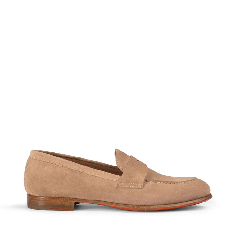 Vincia Suede Penny Loafer image number null