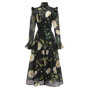 Katrina Butterfly Sleeve Midi Dress
