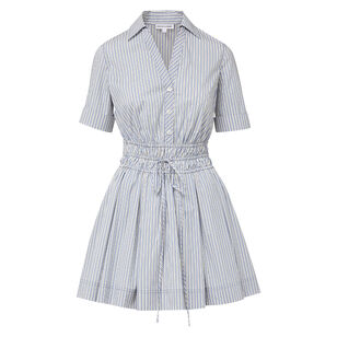Susan Striped Short Sleeve Mini Dress