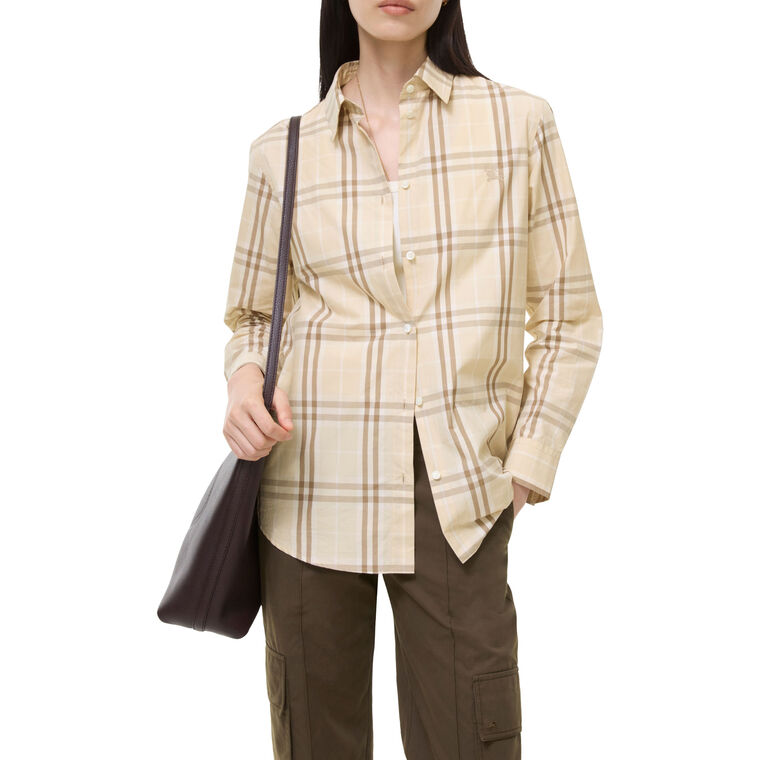 Classic Fit Check Cotton Shirt image number null