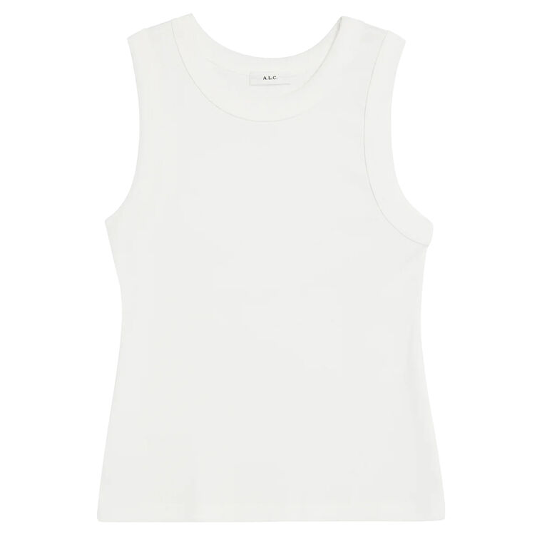 Hadley Cotton Rib Tank Top image number null