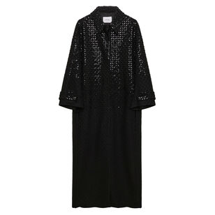 Sparkling Emotions Floral Sequin Coat