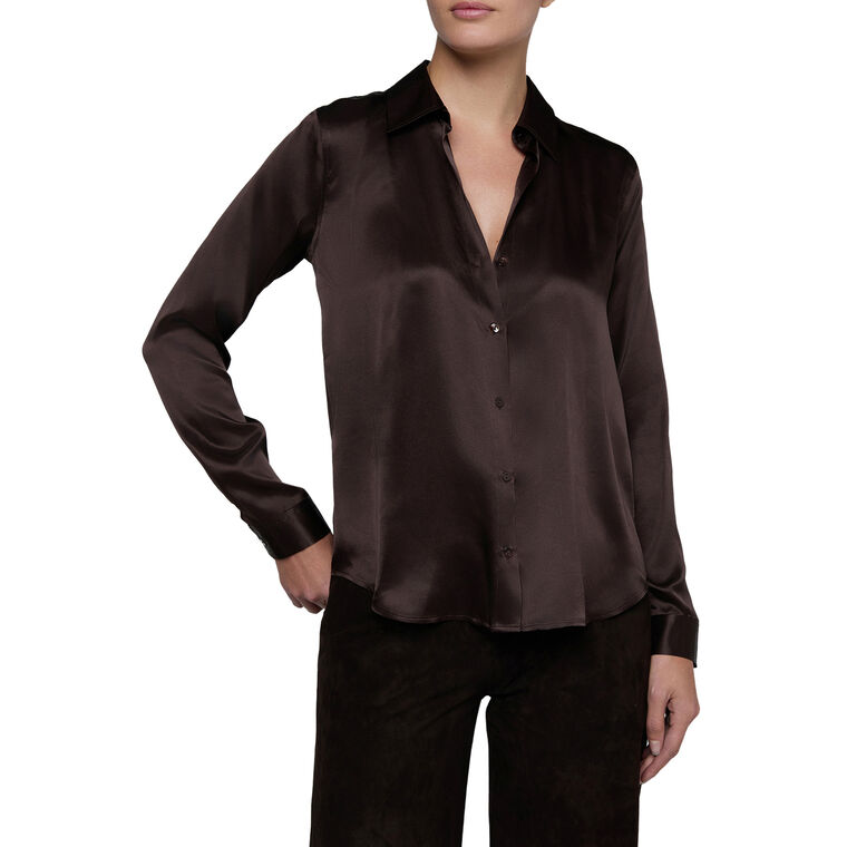 Tyler Long Sleeve Silk Blouse image number null