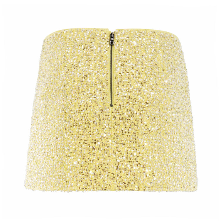 Ecenia Sequined Mini Skirt image number null