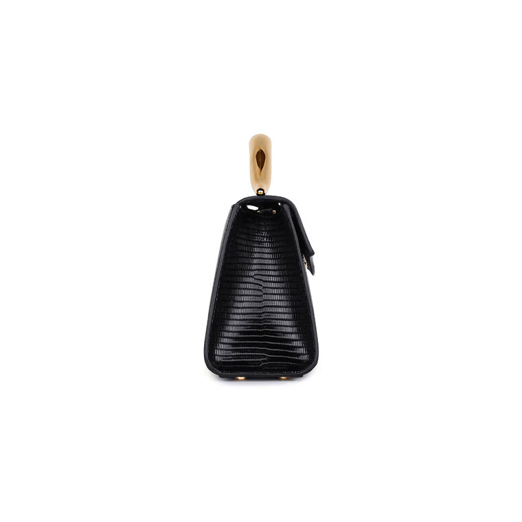The Petit Wave Lizard Leather Bag image number null