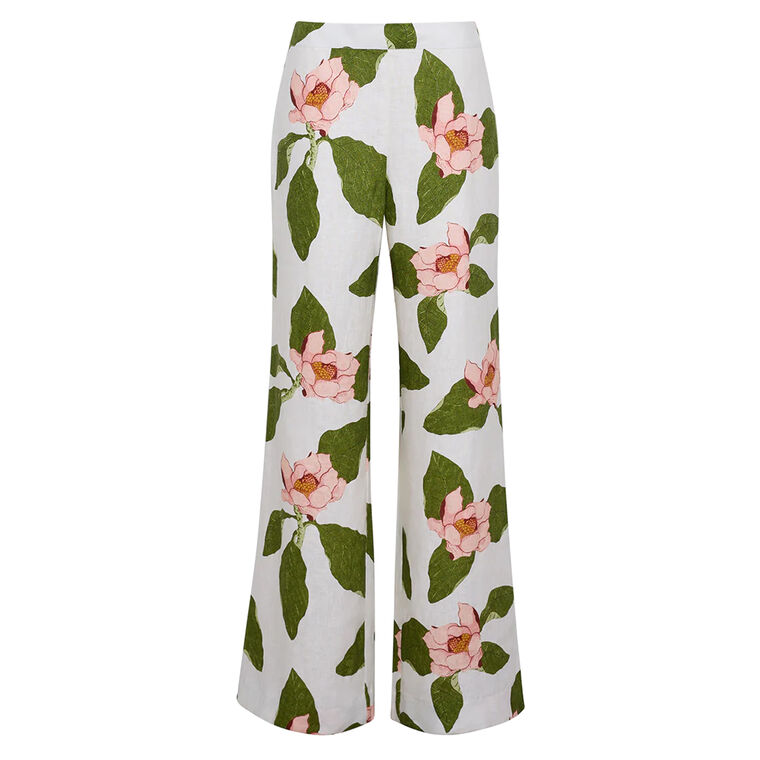 Sunflower Wide-Leg Linen Pant image number null