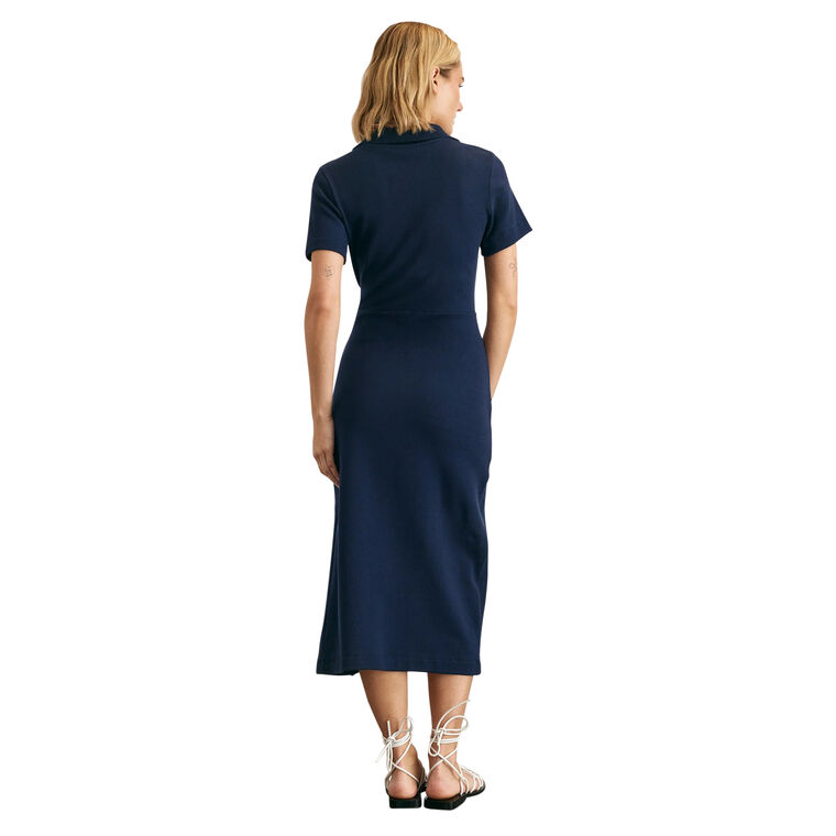 Short Sleeve Ellicot Midi Dress image number null