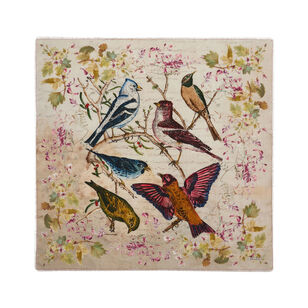 Primavera Printed Cotton Foulard Scarf