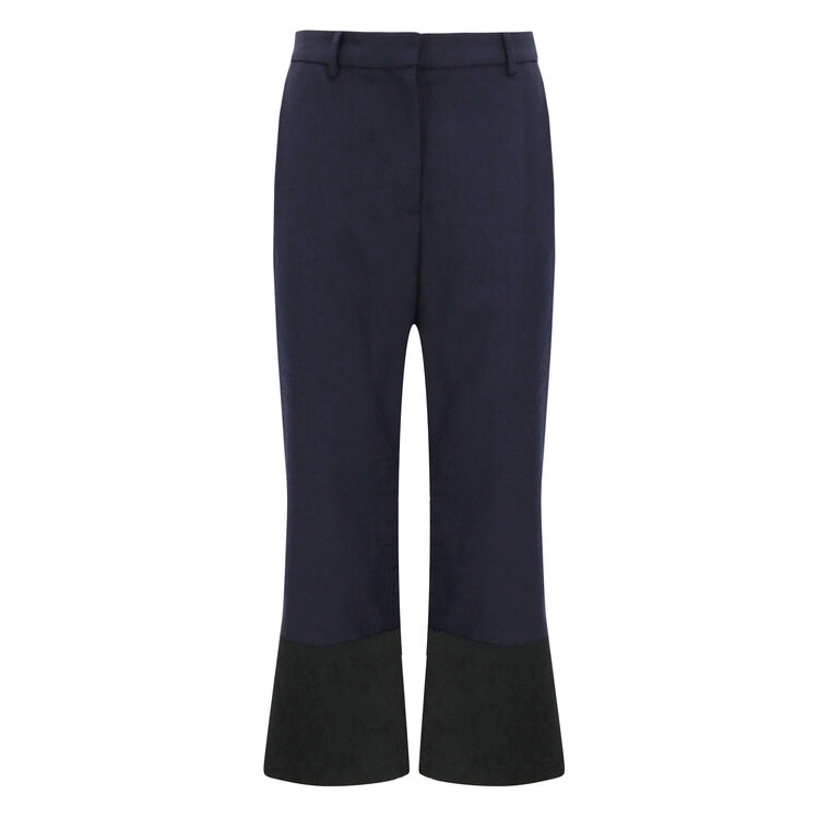 Tuxedo Cropped Cuff Trouser image number null