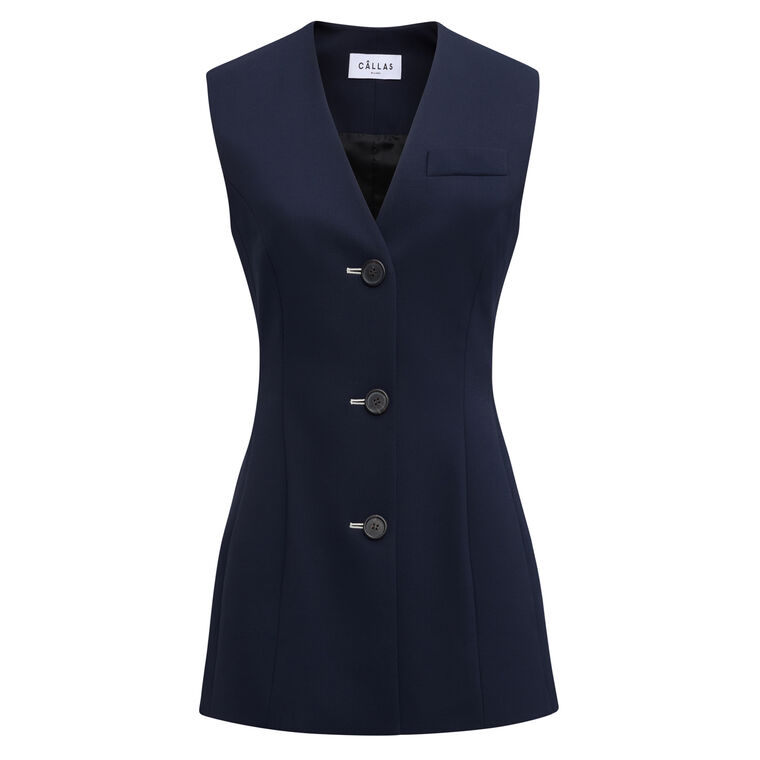 Duke Tailored Vest image number null