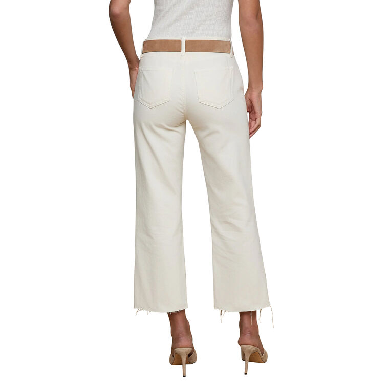 Wanda High Rise Cropped Wide-Leg Jean image number null