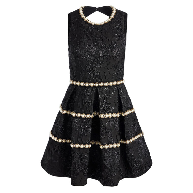 Alistair Embellished Mini Gown image number null
