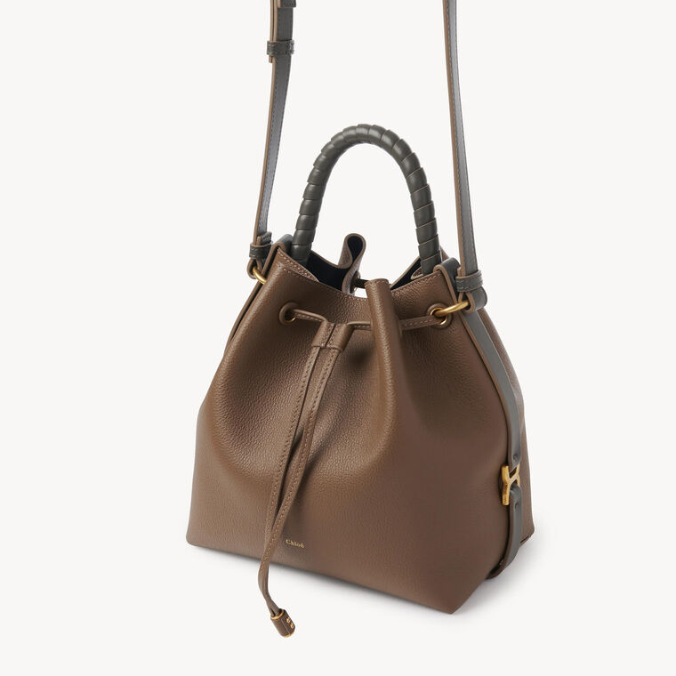 Marcie Leather Bucket Bag image number null