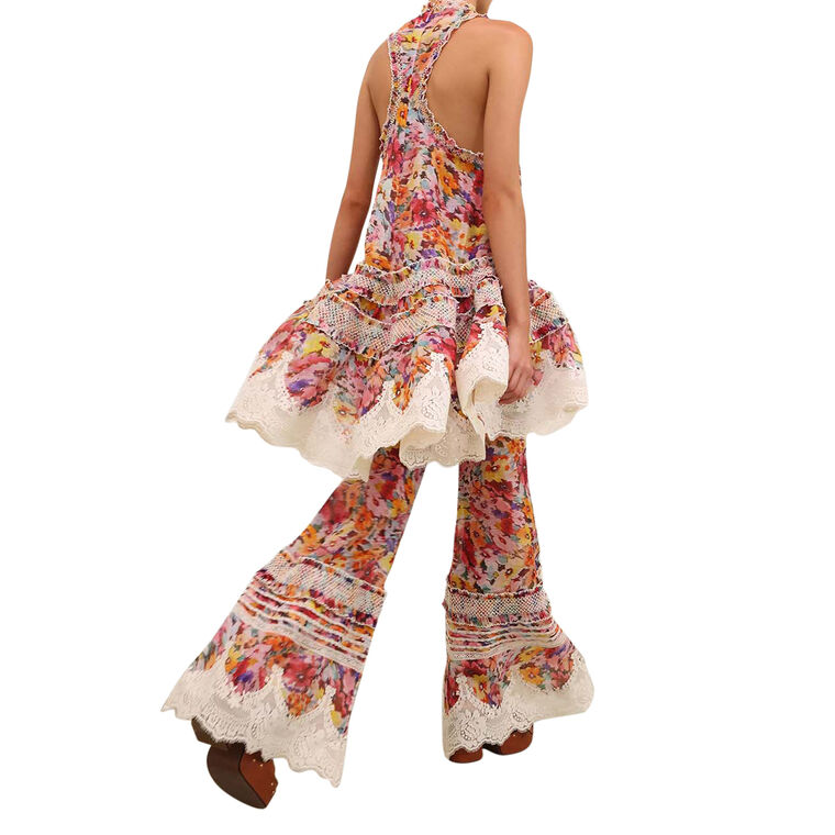 Luna Shirred Flare Pant image number null