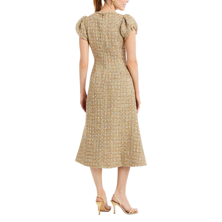Perla Tweed Midi Dress image number null