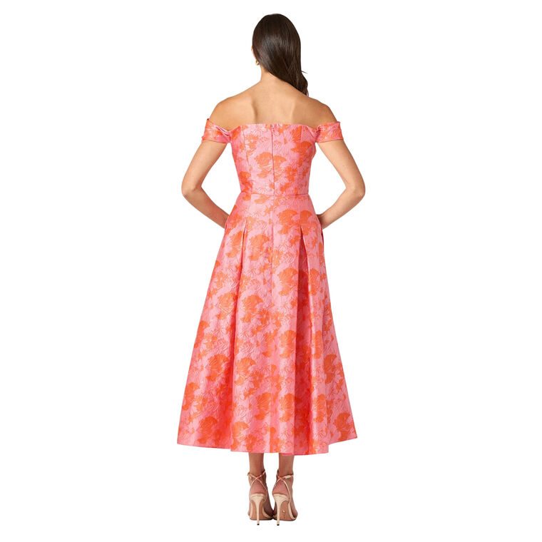 Tropez Off-Shoulder Midi Cocktail Dress image number null