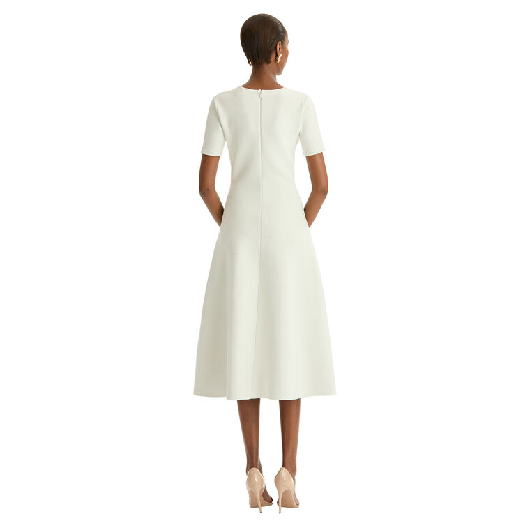 Cyclamen Short-Sleeve Midi Dress image number null