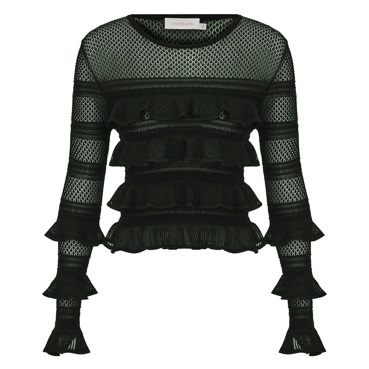 Valiant Lace Frill Top image number null