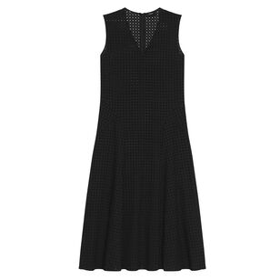 Sleeveless Eyelet-Embroidered Cotton Midi Dress