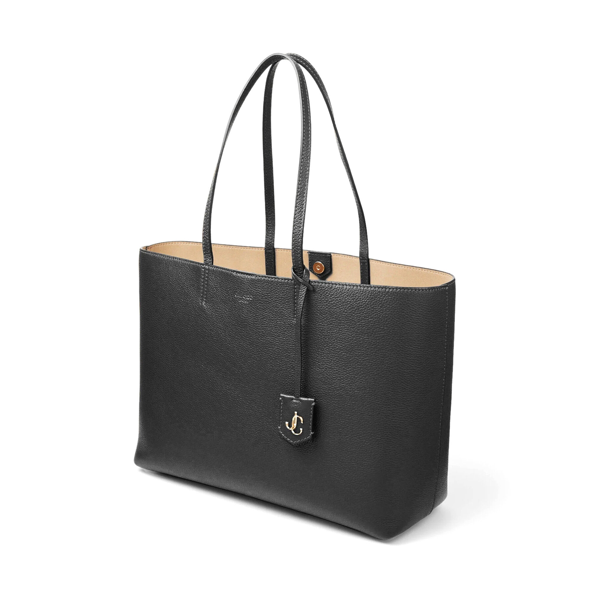 良品 JIMMY CHOO NINE2FIVE ボルドー A4 TOTE BAG Jimmy Choo - Nine2Five Cuoio Grained Leather Tote