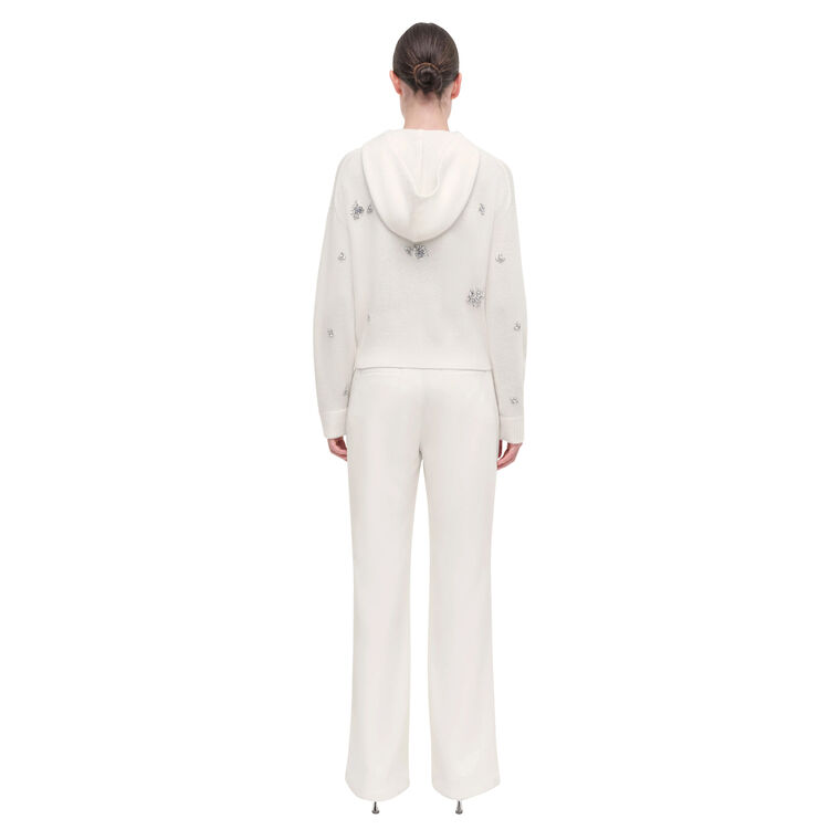 Karmen Embellished Hooded Top image number null