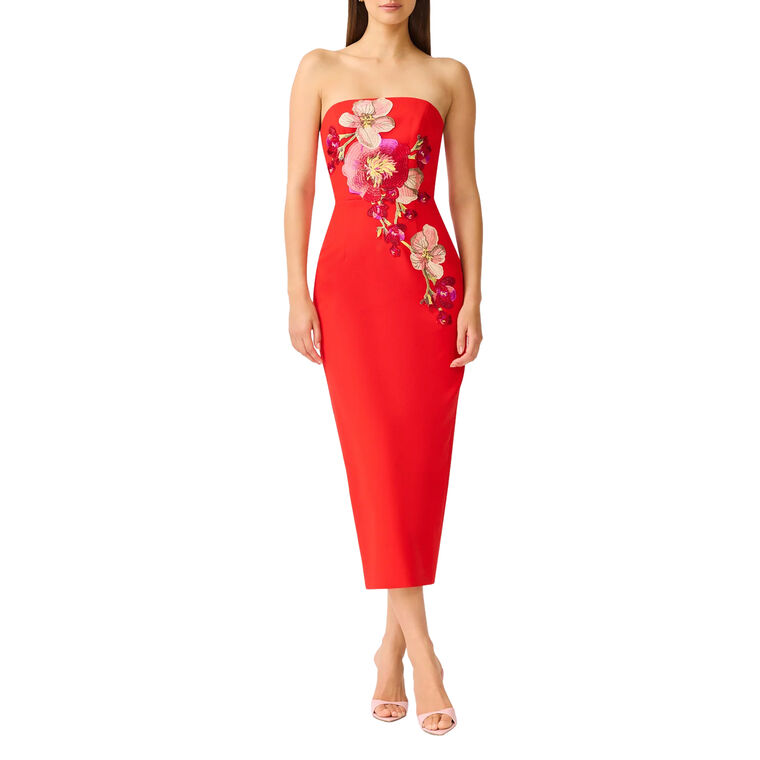 Fleurisca Column Midi Dress image number null