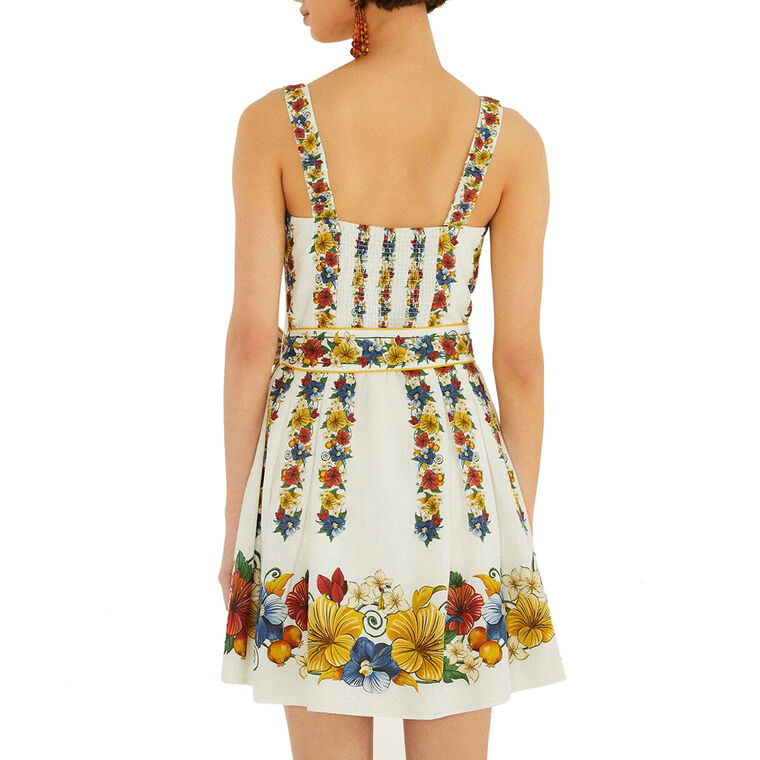 Sleeveless Belted Mini Dress image number null