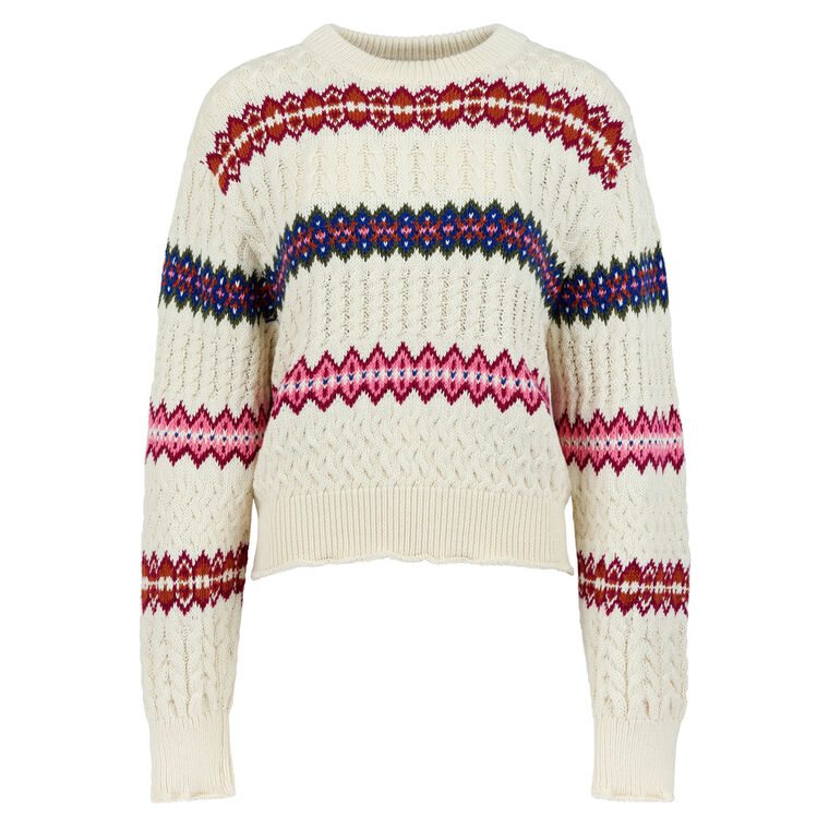 Jemma Long Sleeve Cropped Sweater image number null