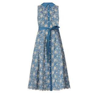 Kendra Sleeveless Belted Midi Dress
