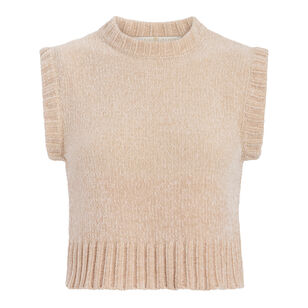 Presley Chenille Knit Mockneck Shell