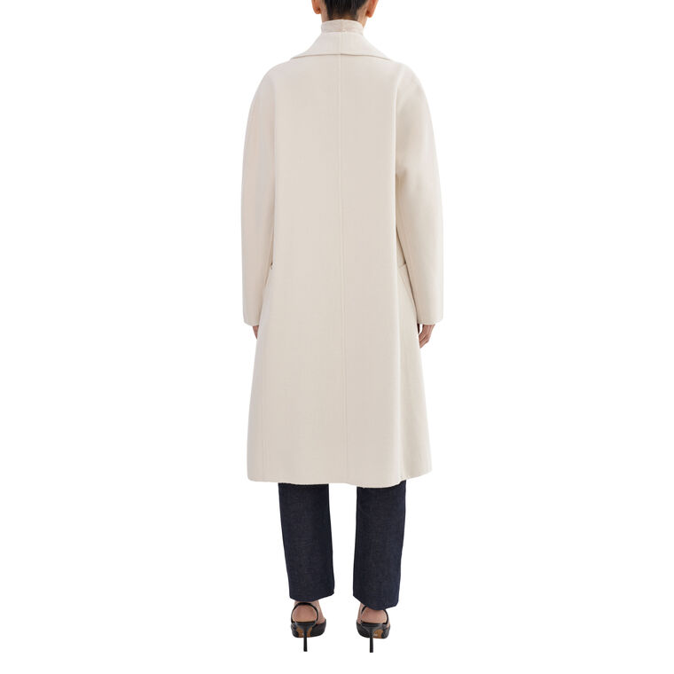 Thara Shawl Collar Wool Coat image number null