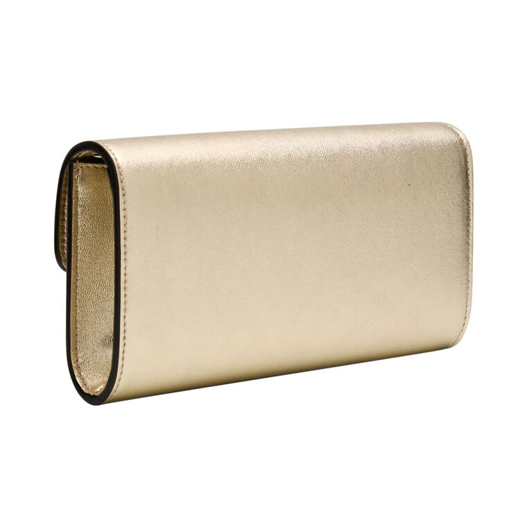 Bing Metallic Leather Wallet On Chain image number null