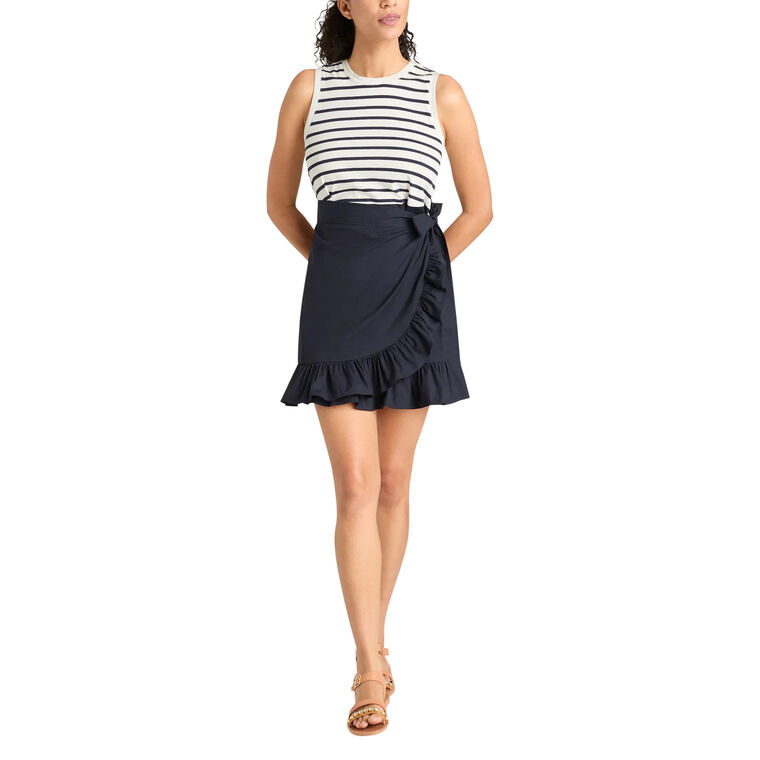 Stripe Mahlia Short Sleeve Mini Dress image number null