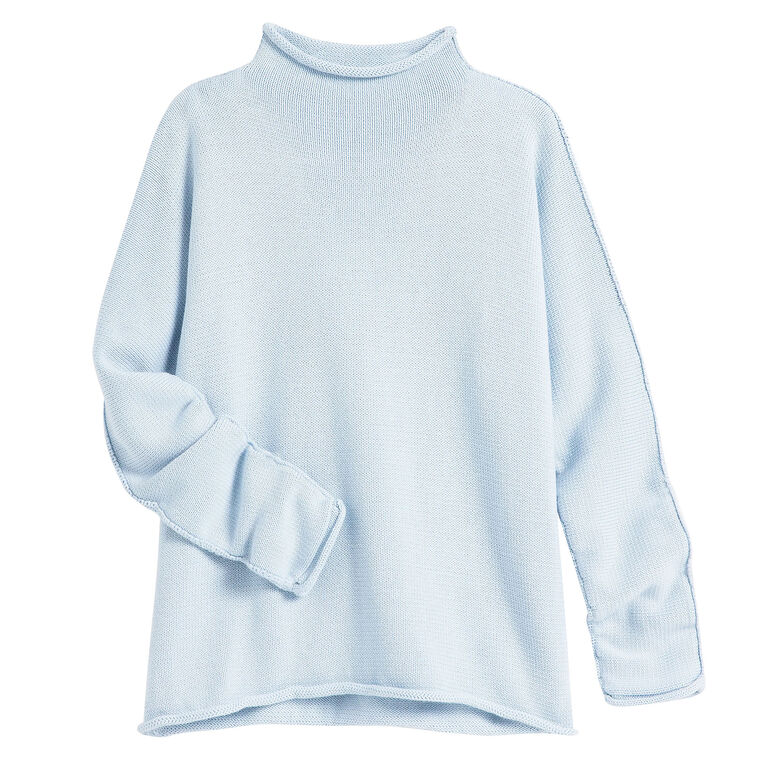 Monterey Rolled Funnel Neck Sweater image number null