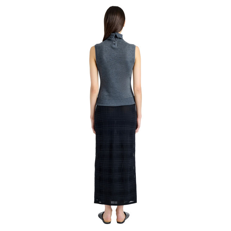 Elsa Skirt In Plaid Knits image number null