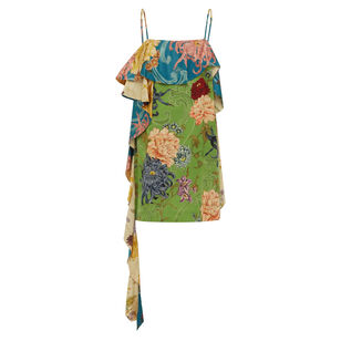 Avery Spliced Sleeveless Mini Dress