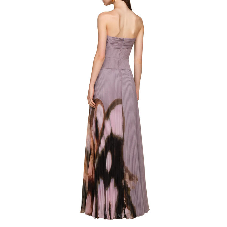 Luna Printed Gown image number null