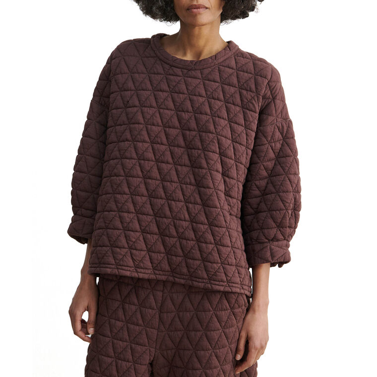 Alfond Drop Shoulder Quilted Top image number null