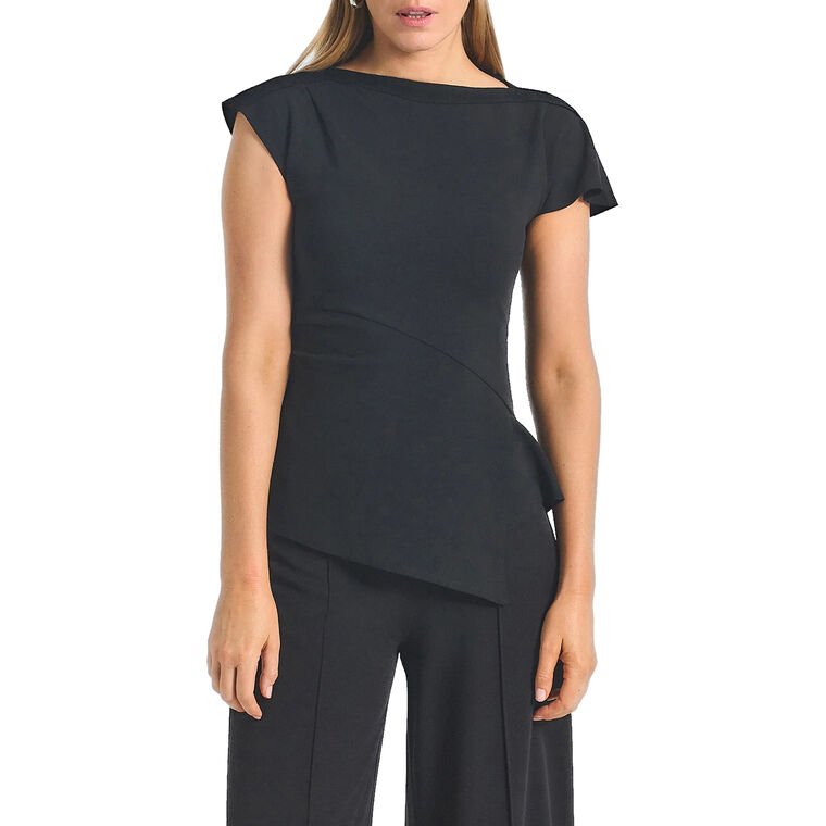 Luelle Asymmetric Peplum Top image number null