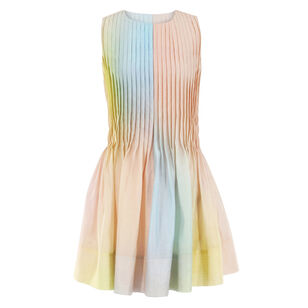 Philippa Sleeveless Pintucked Mini Dress