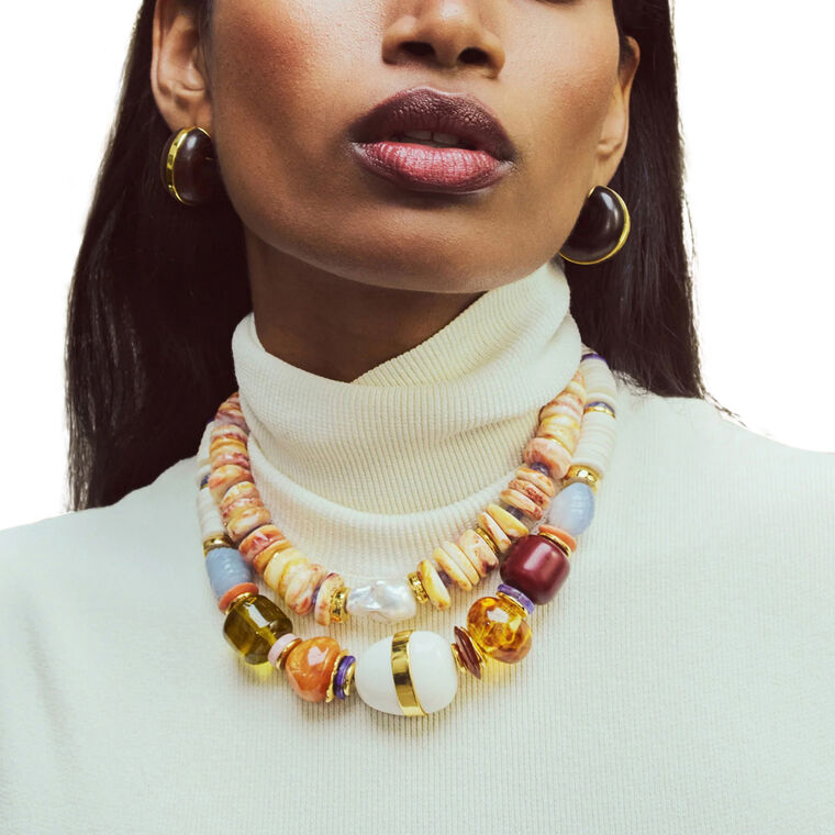 Halo Hoops In Acacia Wood image number null