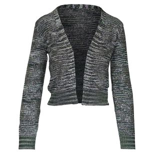 Spacedyed Sequin-Embellished Short Cardigan